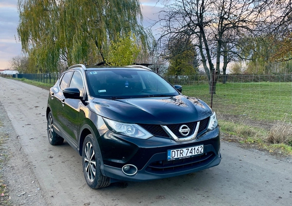 Nissan Qashqai cena 54900 przebieg: 115000, rok produkcji 2015 z Trzebnica małe 254